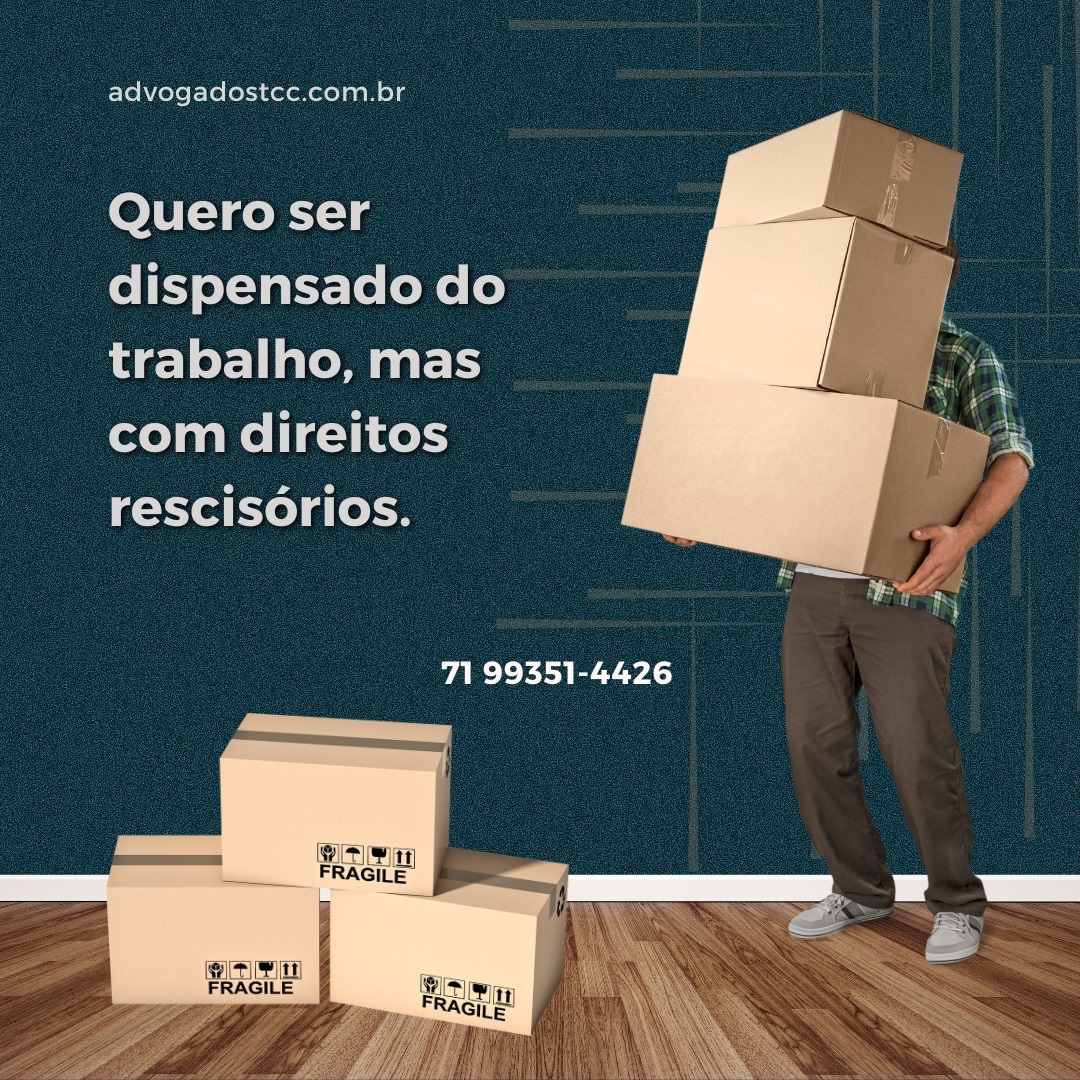 Pessoa carregando caixas, simbolizando mudança de emprego e direitos rescisórios.