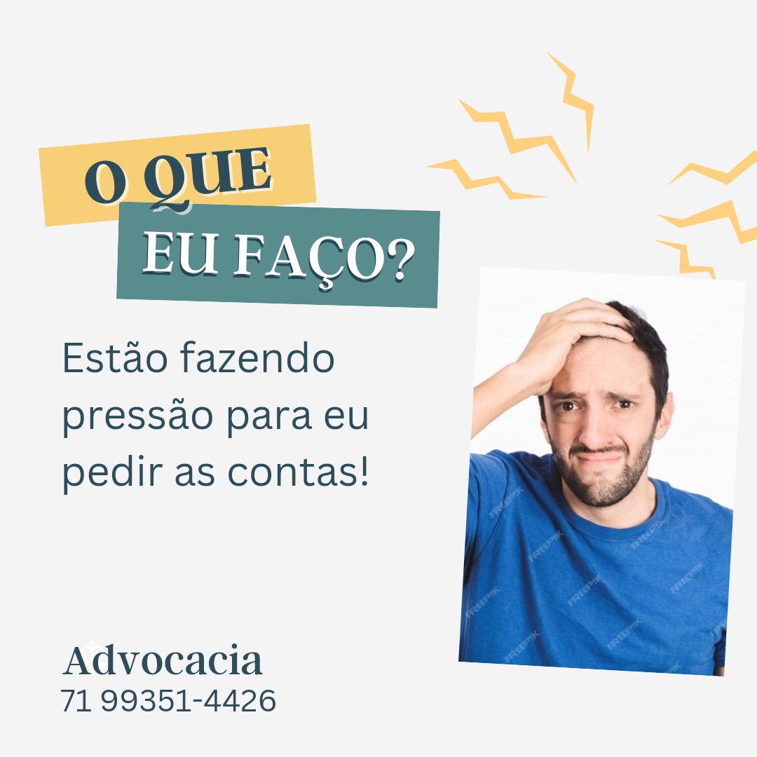 Ilustração de pessoa estressada por pressão para pedir demissão.